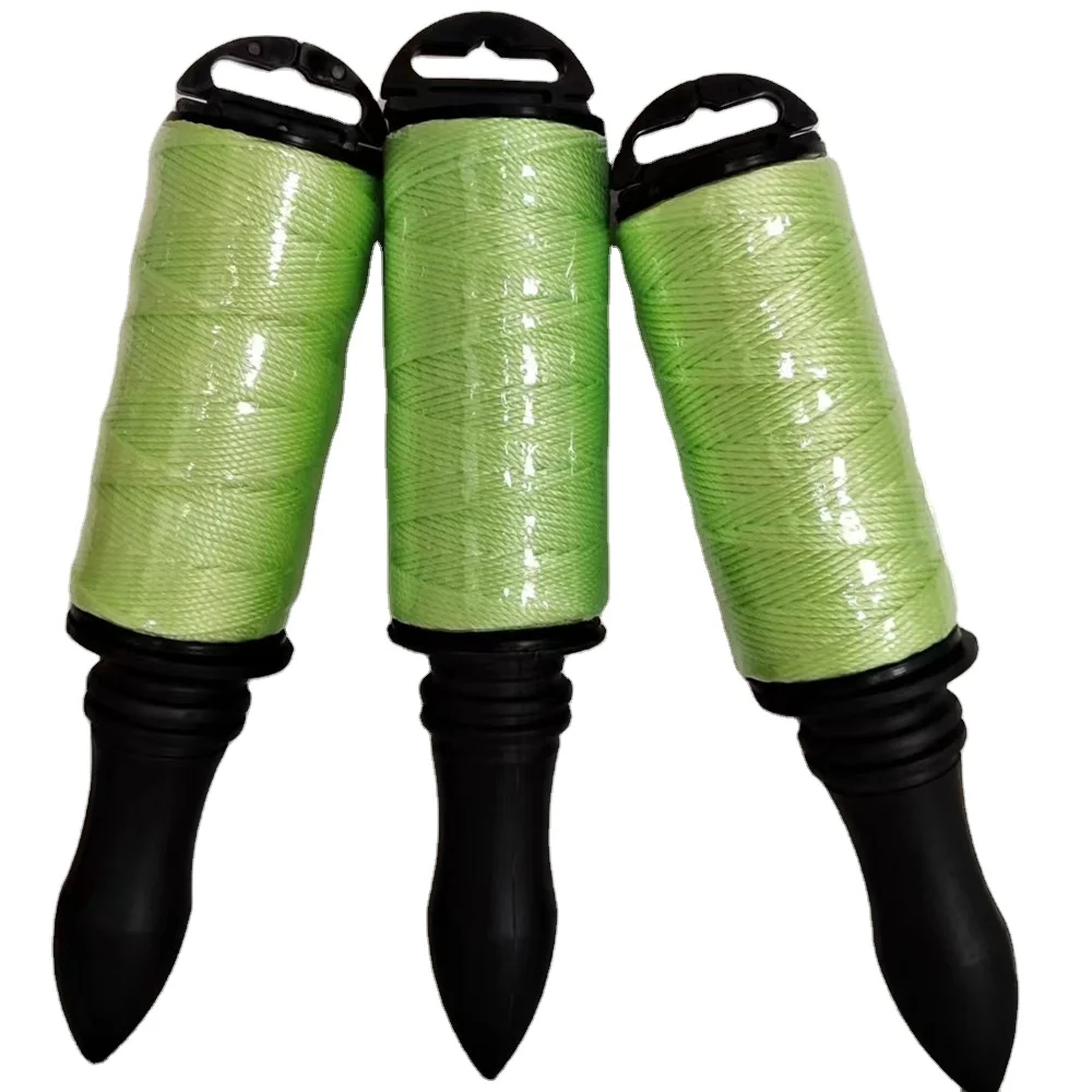 1.6mm Builders Line Green Packaging Ropes 100m with Spindle Handle and Lock