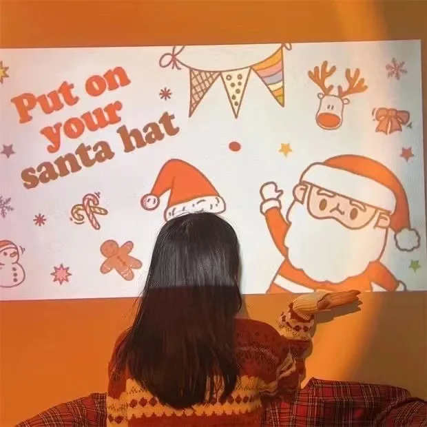 Hot toys Christmas theme projector cheap electric projection machine toy with 5 slides landscape toy projector manufacturer