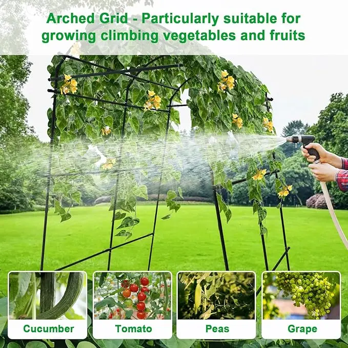 Outdoor Garden Decor Arbor Arch Trellis for Climbing Plants