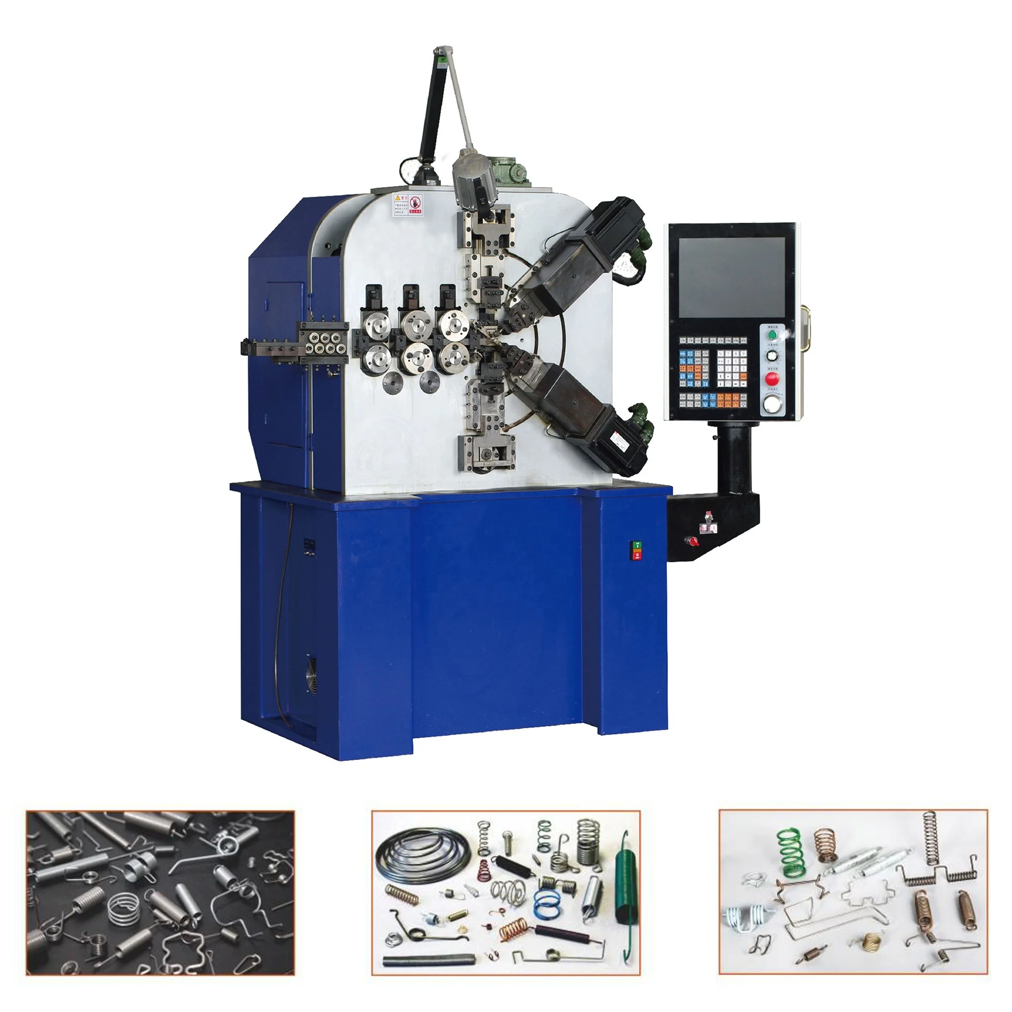 High Quality 6 Axces Wire Diameter 1.5-4.5mm CNC Compression Spring Coiling Machine Spring Making Machine Wire Forming Machine