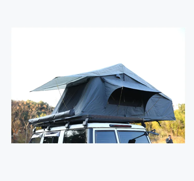 
Roof Top Tent Quick Camping Family Tent High Quality 3-4 Persons Outdoor Four-season Tent Waterproof Quick Automatic Opening 