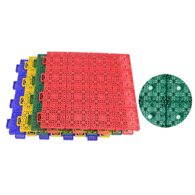 Interlocking Modular Polypropylene Plastic Floor Tiles for Basketball Sports Flooring-Readying for Interconnected Play