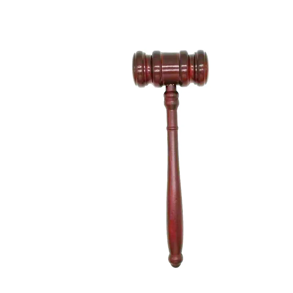 handcrafted judge law lawyer auctioneer gavel wooden hammer mallet round block set office desk accessories decor