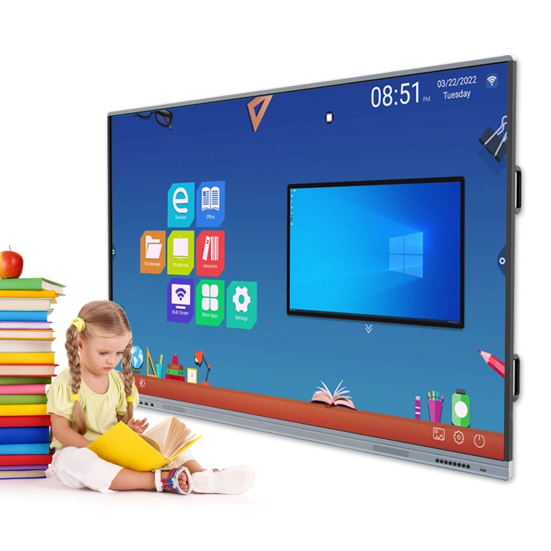 LT 75' Kindergarten Interactive Whiteboard All-in-one Smart Board Price of Smart Boards for Classrooms
