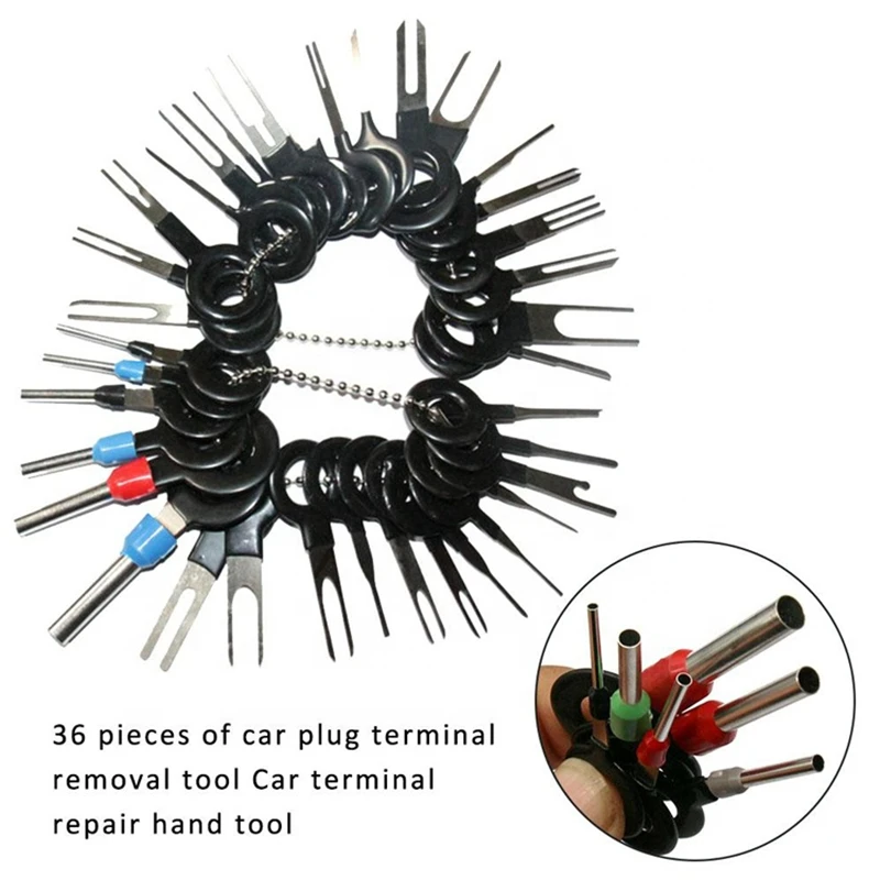 
Ex-Factory Price 36pcs Auto Car Plug Circuit Board Wire Harness Terminal Extraction Pick Connector 