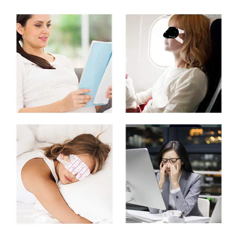 Customized Aromatherapy Hot Compress Eye Mask Eyestrain Relief Disposable Steam Eye Mask