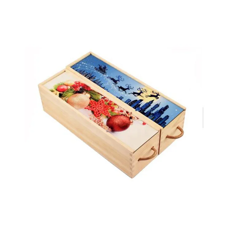 Рубисаб MDF заготовки подарок сублимационная коробка для вина деревянная жесткая доска