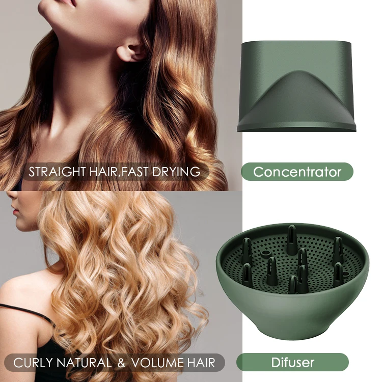 Amazon High Power DC Motor Foldable Hair Dryer With Negatice Ion Natural