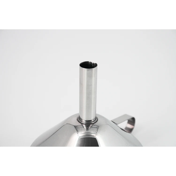 Kitchen Utensil Stainless Steel Use Oil Sauce Filter Funnel