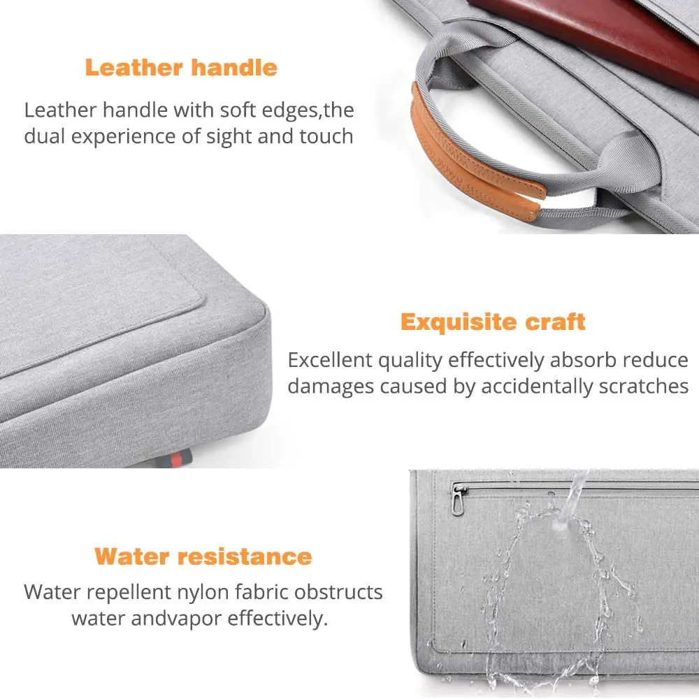 Waterproof Laptop Carrying Case Laptop Shoulder Bag Portable Laptop Bag