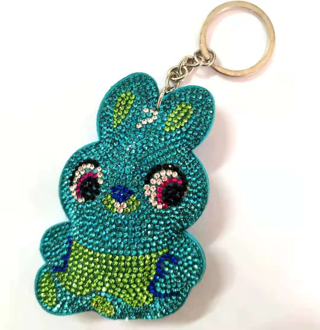 
Лидер продаж, брелок для ключей с изображением животных, брелок для ключей с кристаллами, Роскошный дизайнерский брелок для ключей 
