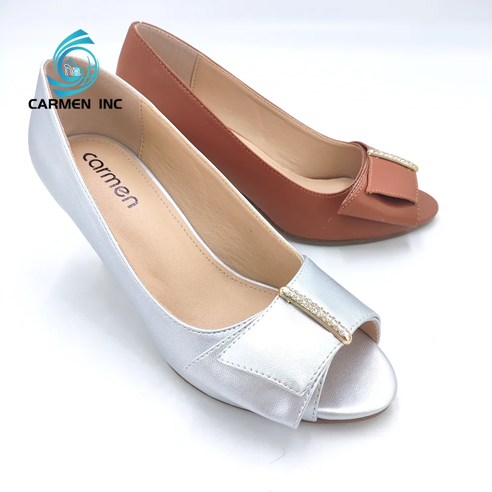 Pointed Toe High Heels Pump for Women Thin Heels Fashion High Heels Shoe Box PU Customized Summer Blue Color Shoes for Women TPR