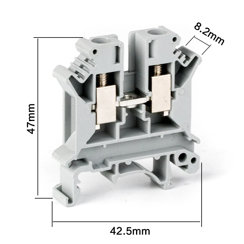 UK 6N Modular Terminal Block 0.2-6mm Din Rail Connector