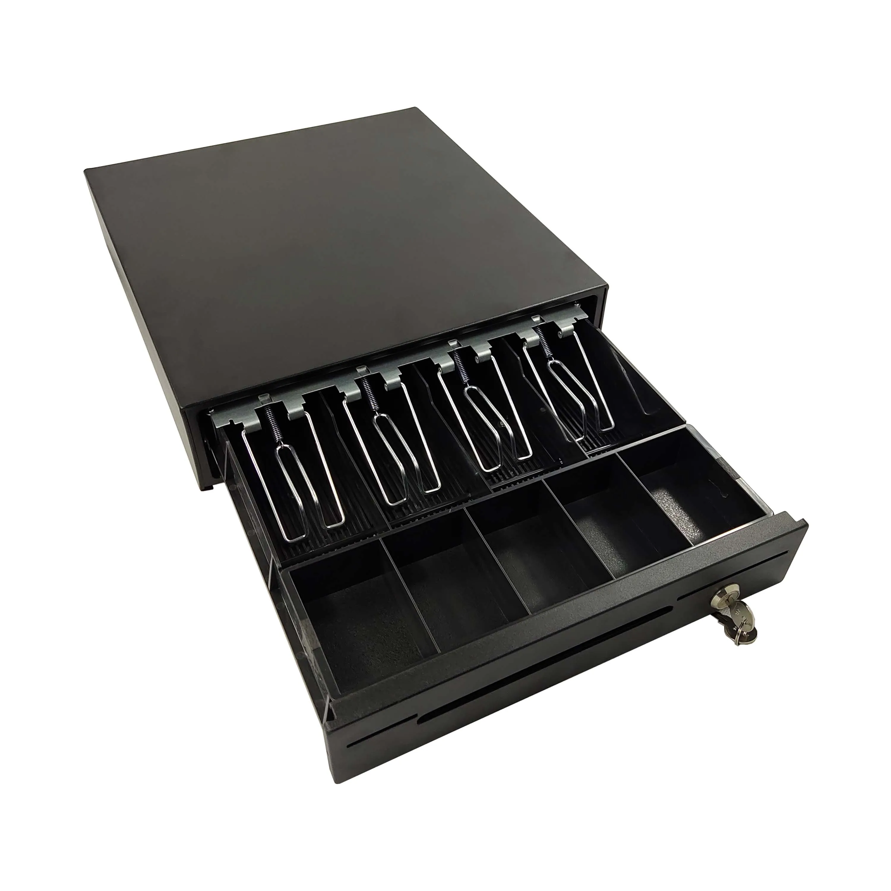 Five squares and four gears cash drawer