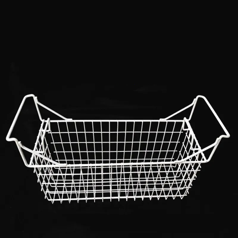 refrigerator organizer plastic coated wire mesh basket for chest freezer