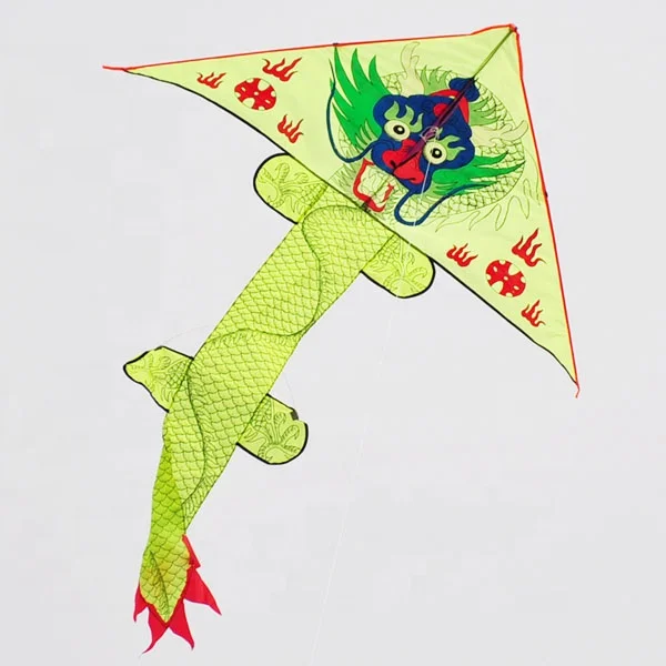 Single line kite  full color printing huge dragon delta  kite toys for kids
