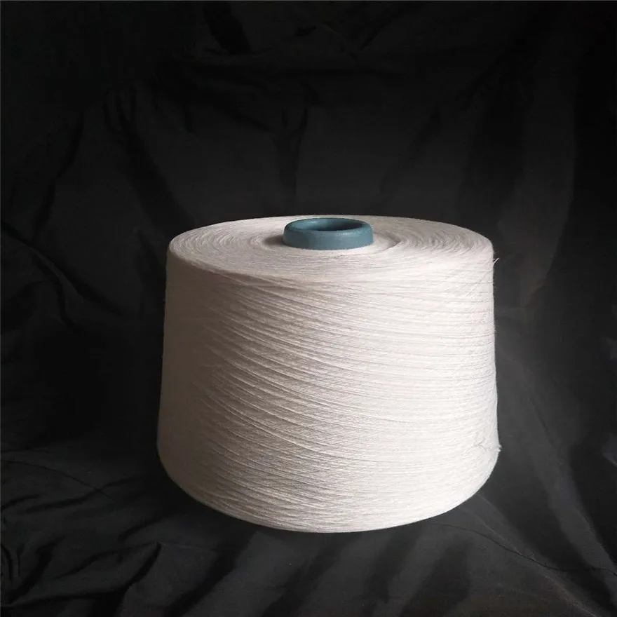 Manufacturer raw white knitting ne 30/1 cotton combed yarn