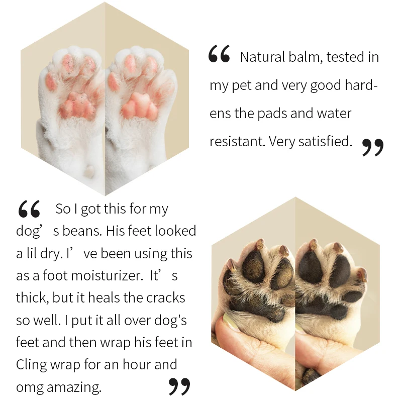 Firstsum Bulk Customised Organic Natural Protect Moisturizing Wax Deodarant Paw Care Cream Cat Dog Pet Lip Nose And Paw Balm