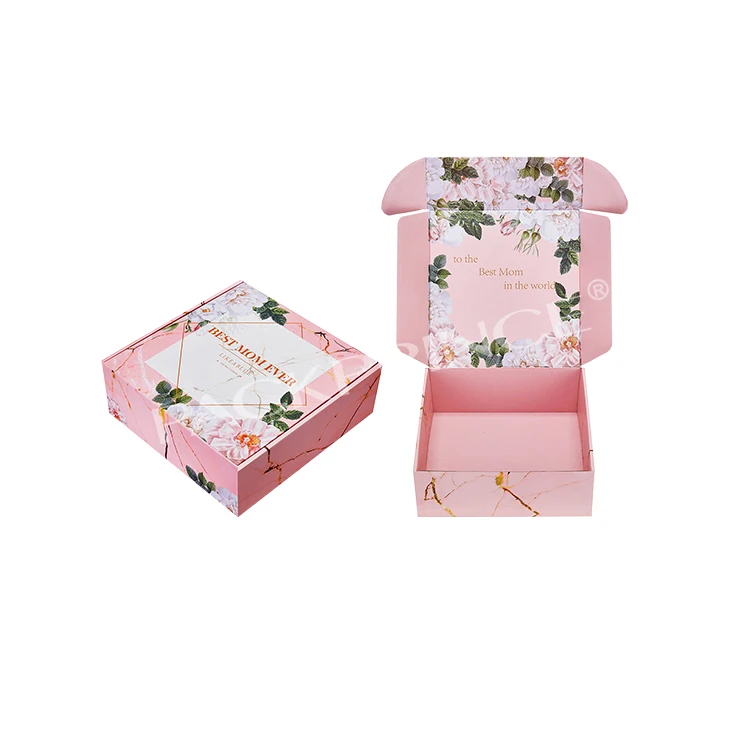 Cheap Low Moq Customized Printing Corrugated Flat Shipping Mailing Box Shirt Premium T Shirt Packing Box Paper Mailer Box
