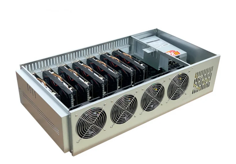 Лидер продаж добывающая установка 784mhs с 8 графическими картами RTX 3080 и т. Д. Майнер для майнинга эфириума