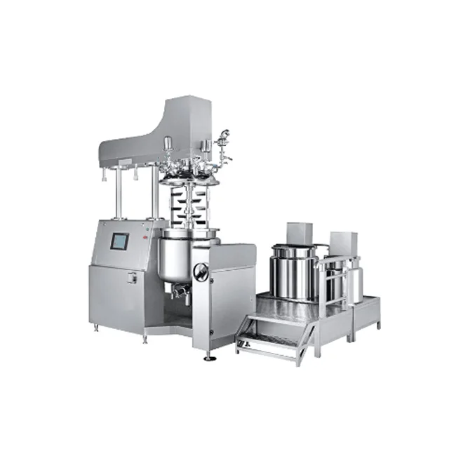500L Factory Price Large Capacity Vasline Mixing Tank Vacuum Moisturizing Face Cream Making Machine Clay Masque Homogenizer
