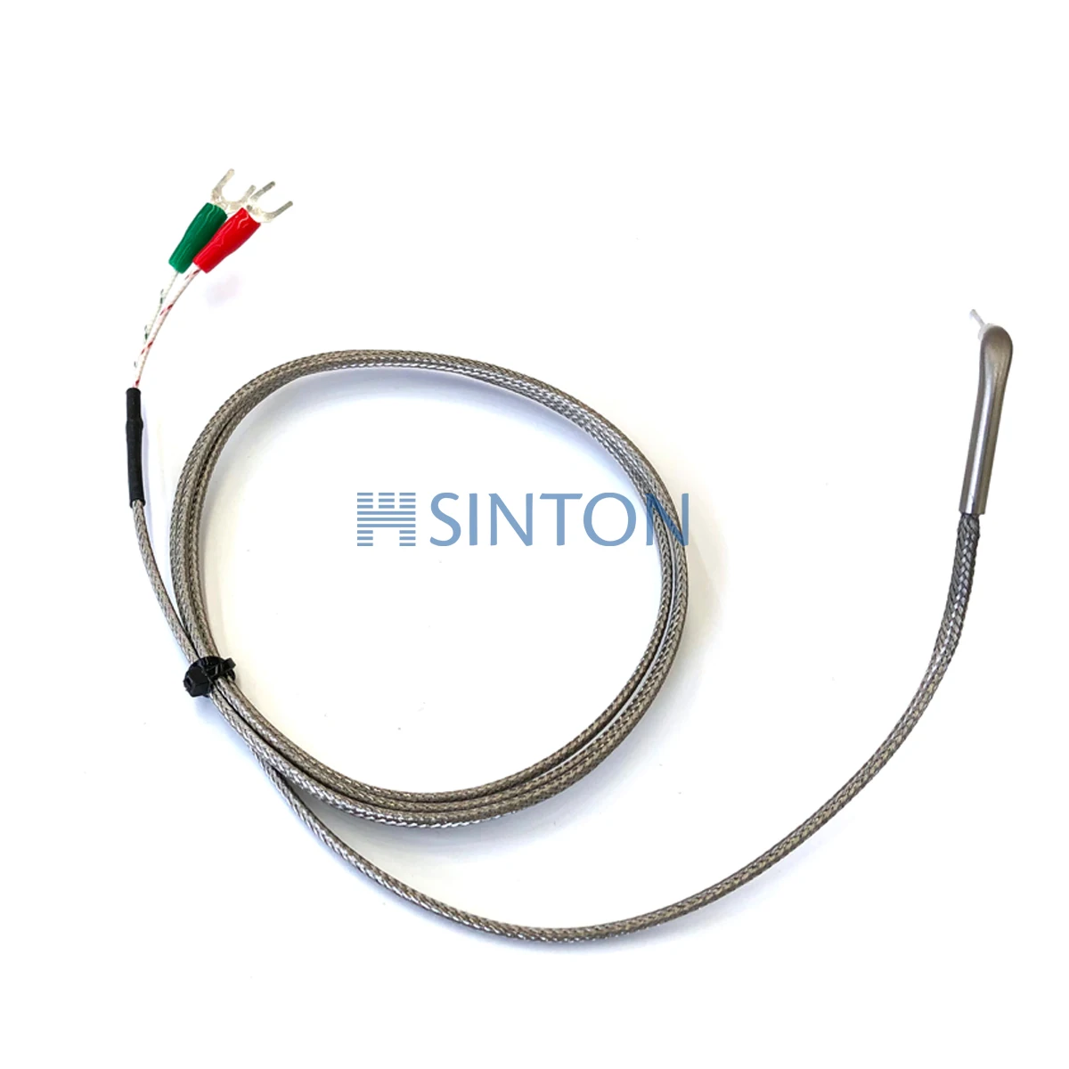 J type thermocouple sensor with stainless steel cable for food processing machinery