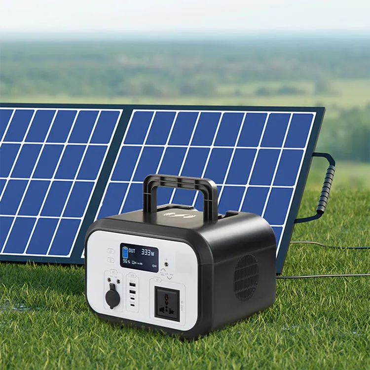 Lithium lon lifepo4 battery 300w rechargeable solar energy generator 600w camping portable power station with solar panel
