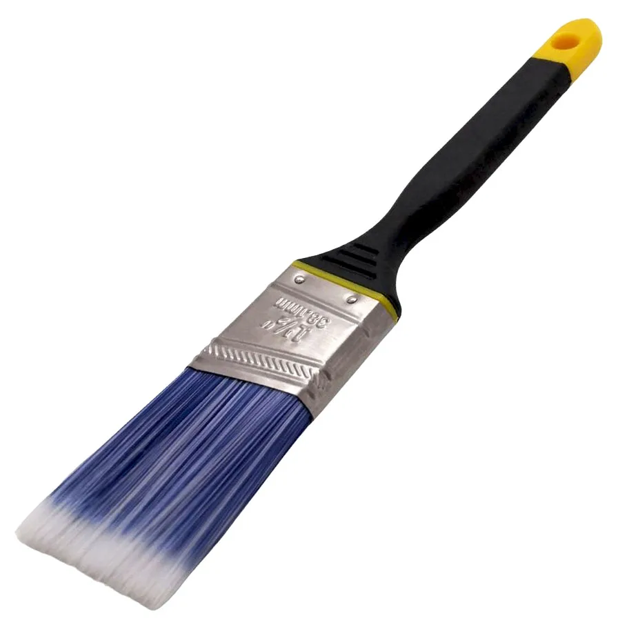 1 set= 2 pieces customized high quality polyester Rubber plastic long handle paint brush set
