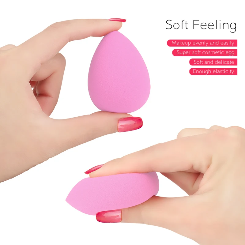Amazon Top Seller Non- Latex Free Material Makeup Beauty Sponge With Private Label