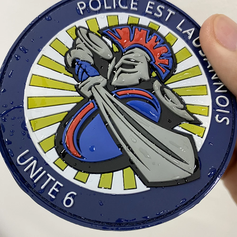 Good High Quality Silicone Badges Custom Embossed Logo 3D 2D Soft PVC Patches Rubber Tag For Clothing