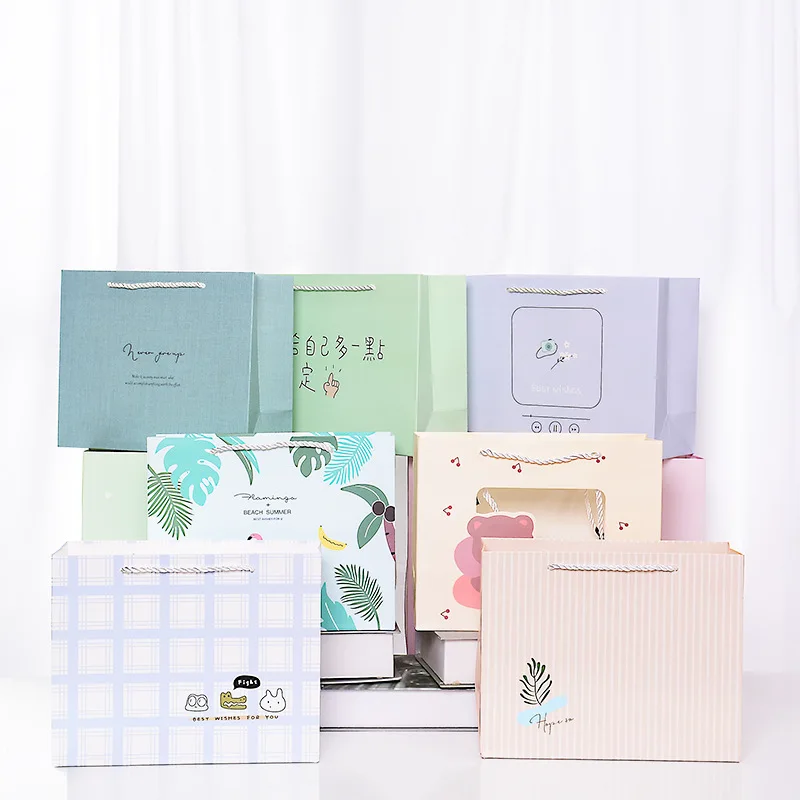 SZCX Small Gift Drawstring Custom Kraft White Price Channel So Logo /Perfum Victoria Secret Paper Bag