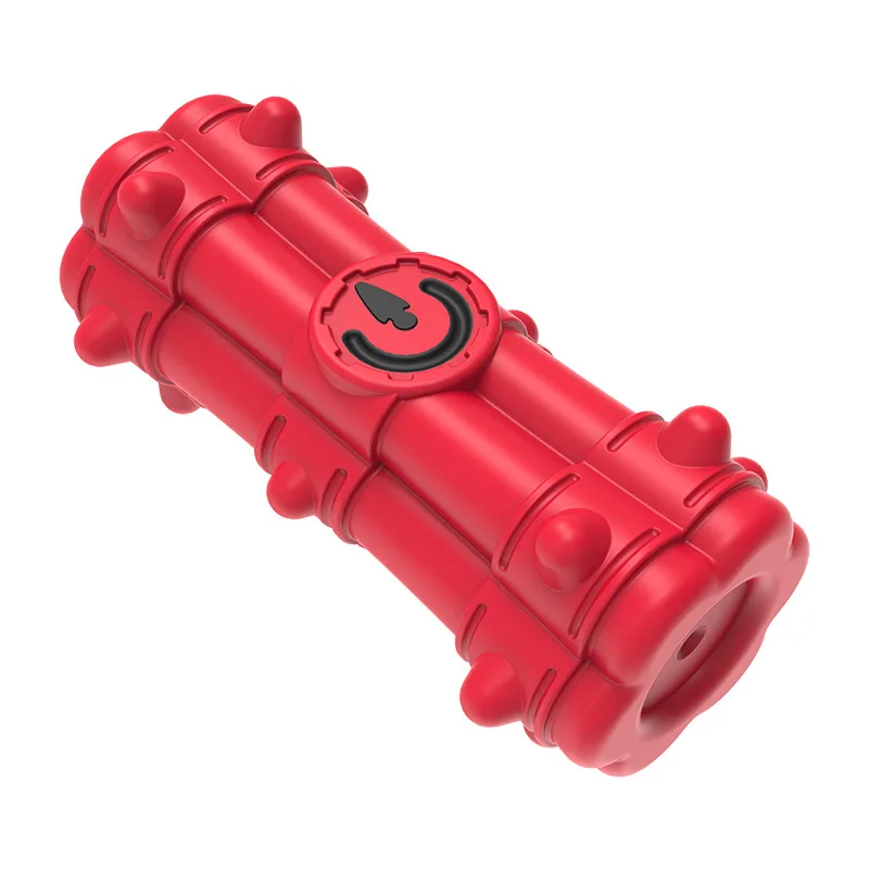 
Natural Rubber two-headed vocal sound toy bomb shape pet toy Dog chew vocal sound toys 