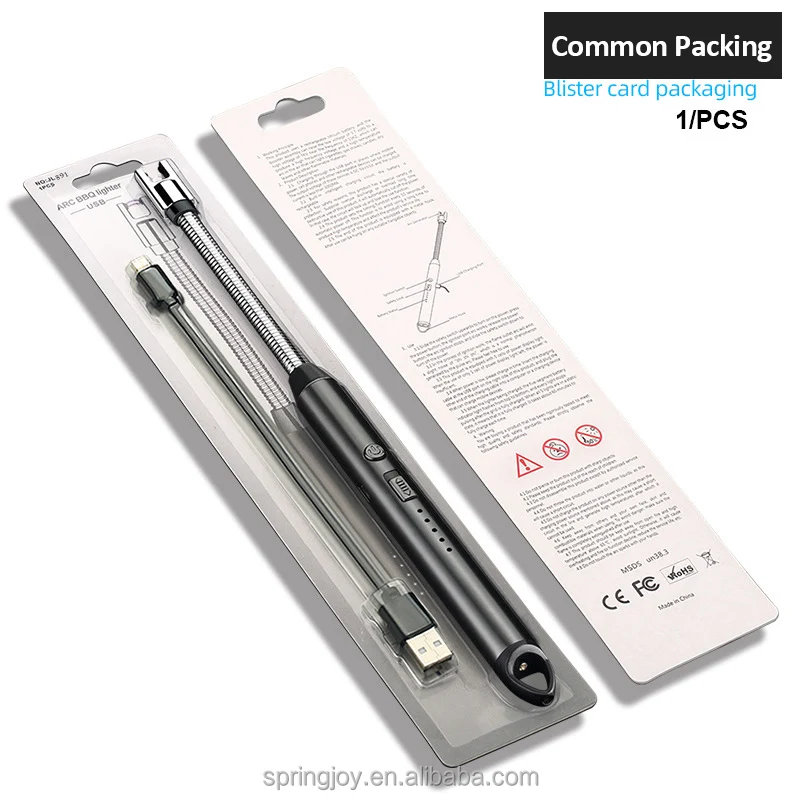 Electronic Candle Lighter Usb Rechargeable Electric Arc 360 Windproof Flameless Pulse Usb Lighter