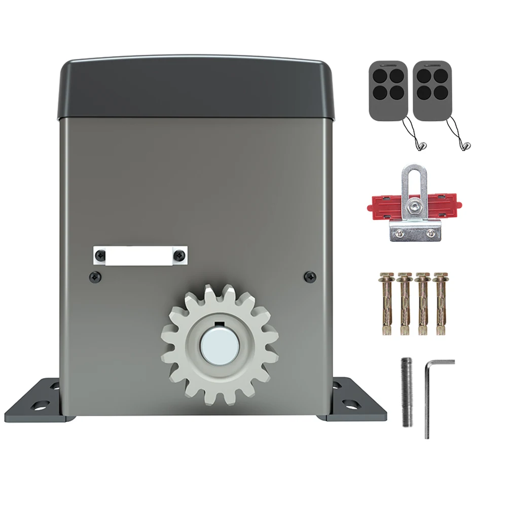 Residential DC 24V 300KG Soft Stop Gear System Electric Slide Sliding Gate Motor Opener