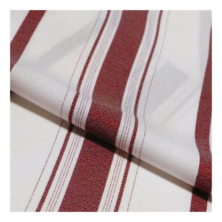 Hot Selling 100%polyeser New design Dobby Crepe Chiffon Georgette Printed Fabric For Farment