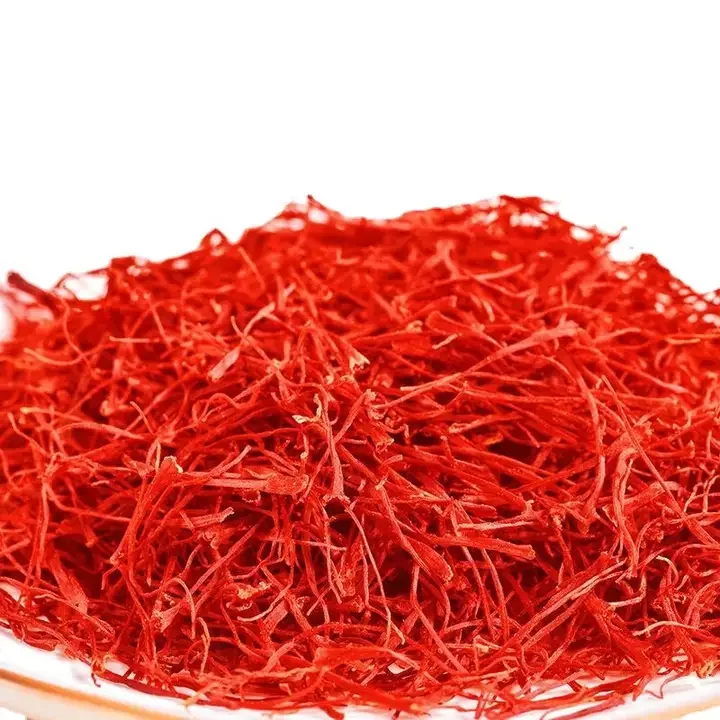 Современный новейший изготовленный на заказ полностью натуральный Crocus Sativus нитки ароматического вкуса насыщенного красного цвета шафрана