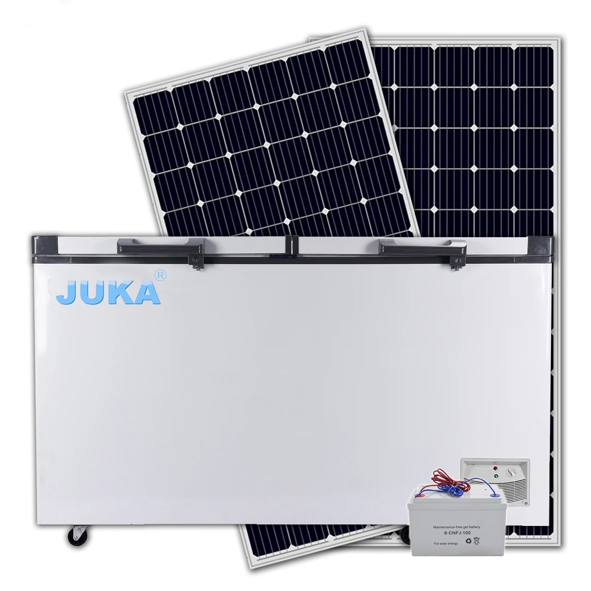 BD/BC-508 508liter  24v dc supermarket freezer solar powered refrigerator chest freezer  prix congelateur solaire commercial