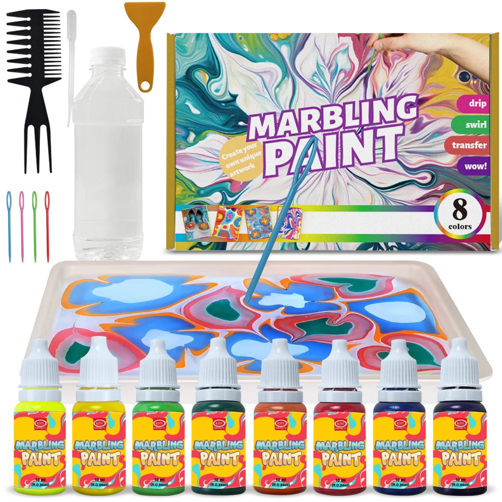KHY Water Marbling Art Gift Sets Kids Paint