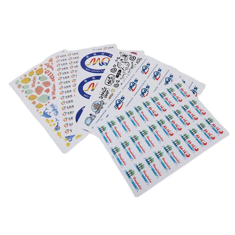 Custom Printing Waterproof Label  LOGO Stickers Die Cut Label Logo Stickers Adhesive Coated Paper Label Stickers