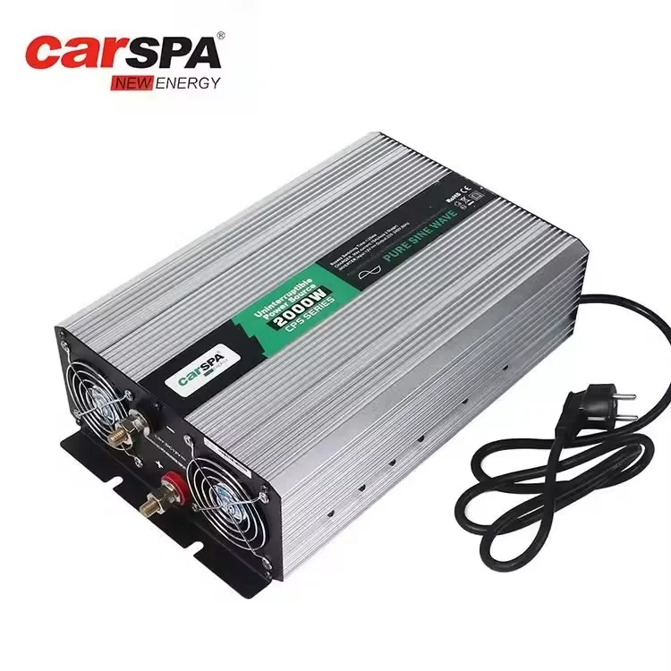 CPS2000 pure sine wave inverter 12V/24V 110V/220V 2000W UPS with charger