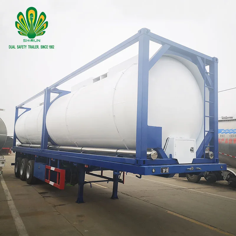 ASME T75 Factory price 20FT 40ft LNG gas storage tank container ISO tanker