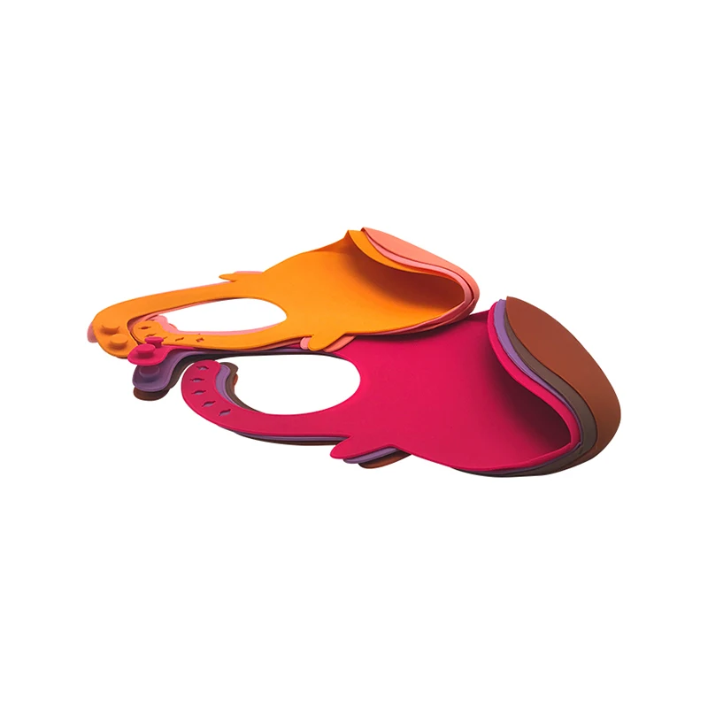 
Free Sample Baby Bandana Drool Bibs Organic Silicone Food Grade 