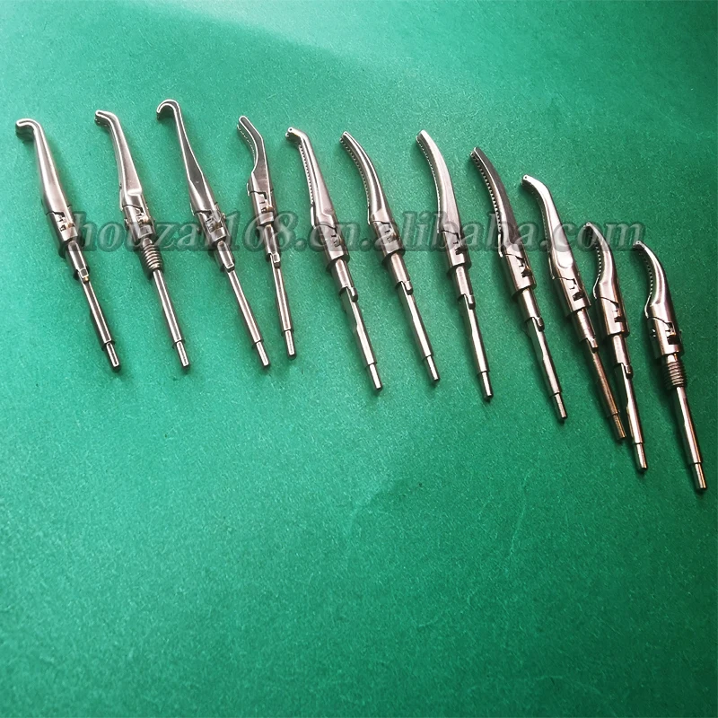 laparoscopic endo clinch grasper 5*360mm laparoscopic jaws inserts, CNC surgical parts