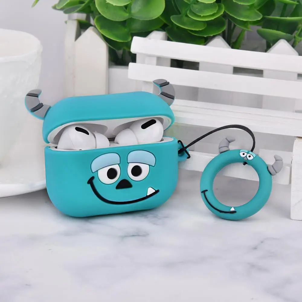 2020 мужской синий дьявол 3D картонный силиконовый чехол для Airpod Pro беспроводной