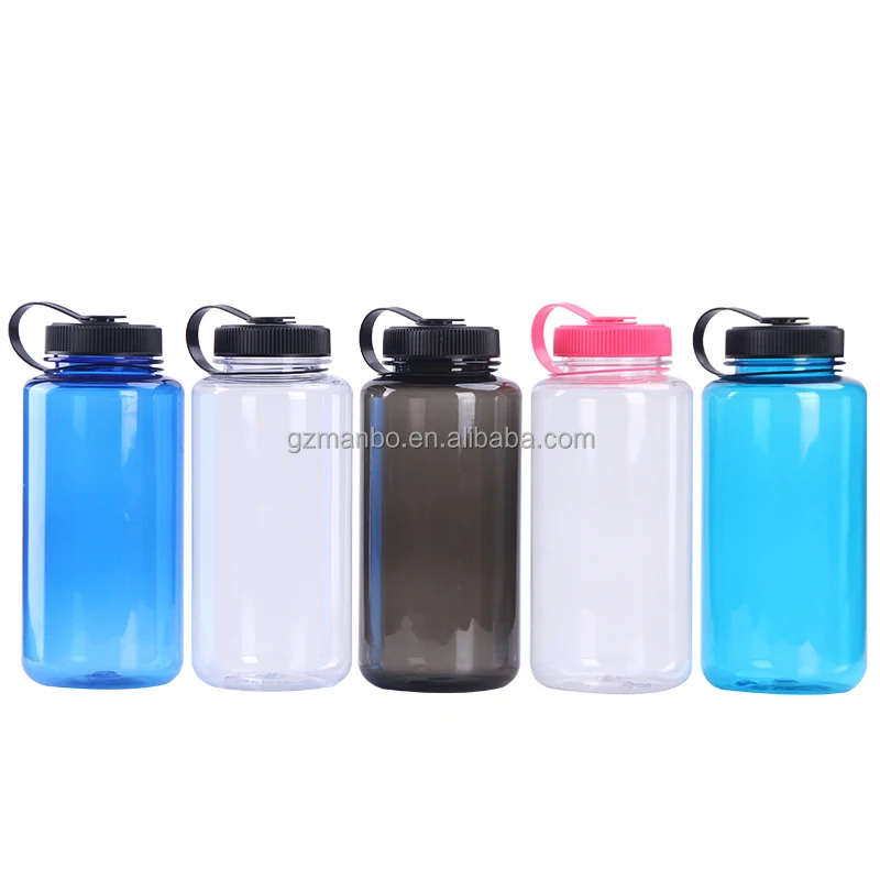 Hot Sale BPA Free Wide Tritan 1000ml Plastic Water Bottles With Cap