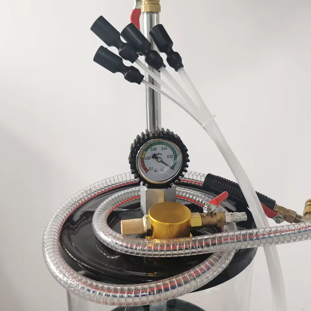 80L waste engine oil collection machine Pneumatic oil receiver Oil pumping and receiving machine Measuring cup Car maintenance