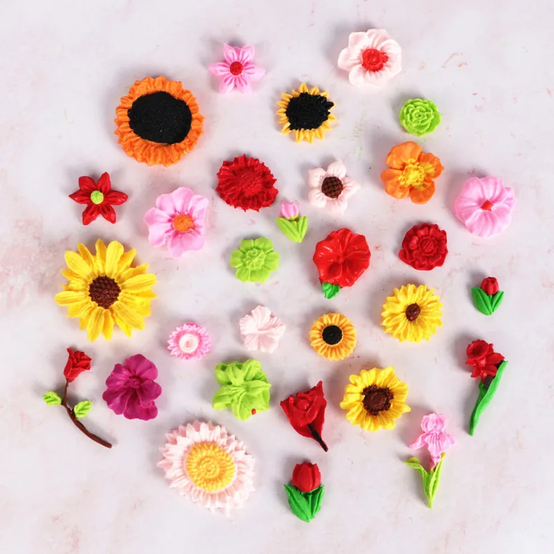 Sunflower Rose Flower Silicone Mold Cake DIY Decoration Chocolate Candy Craft Polymer Clay Tool Resin Molds for Jewelry