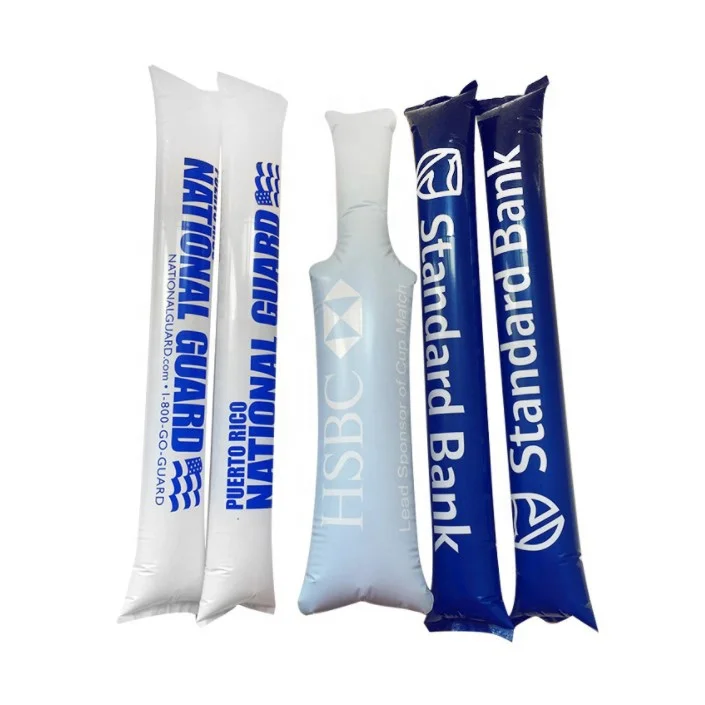 
Pair of Bang Bang Sticks Party Promotional Giveaways For Sport Event Balloon Sticks Inflatable Toys Noise Maker Cheering Sticks 