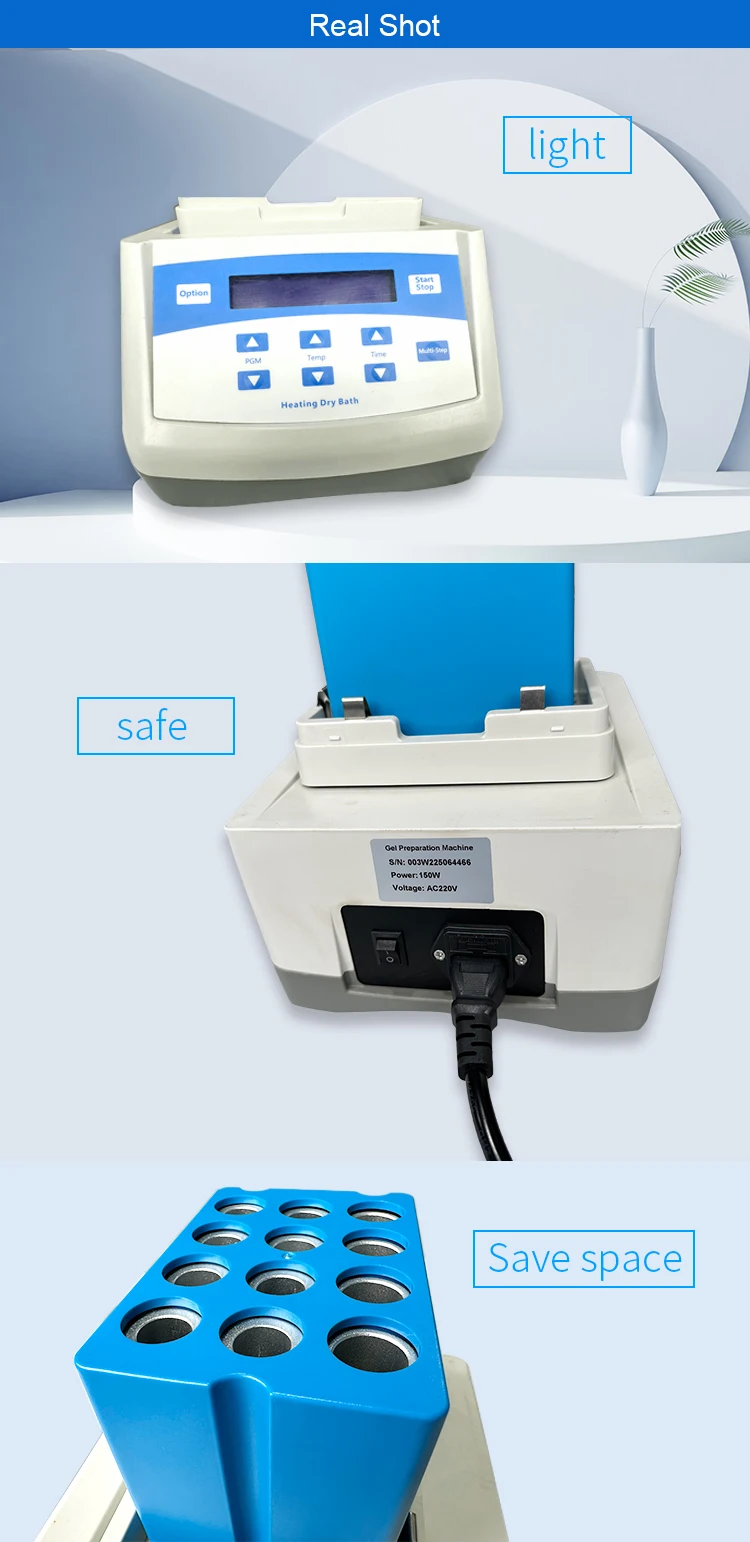 OEM/ODM Mini Laboratory Thermostat Machine Electric Plasma Gel Machine with Thermostat