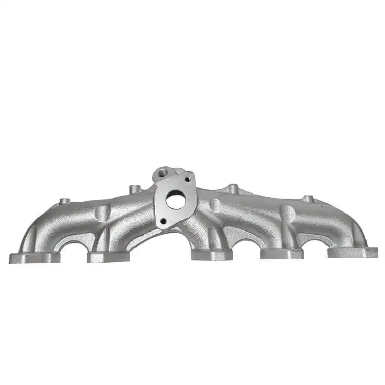 Ductile iron Clay sand OEM casting and machining exhaust manifold for Agricultural Machinery iron components